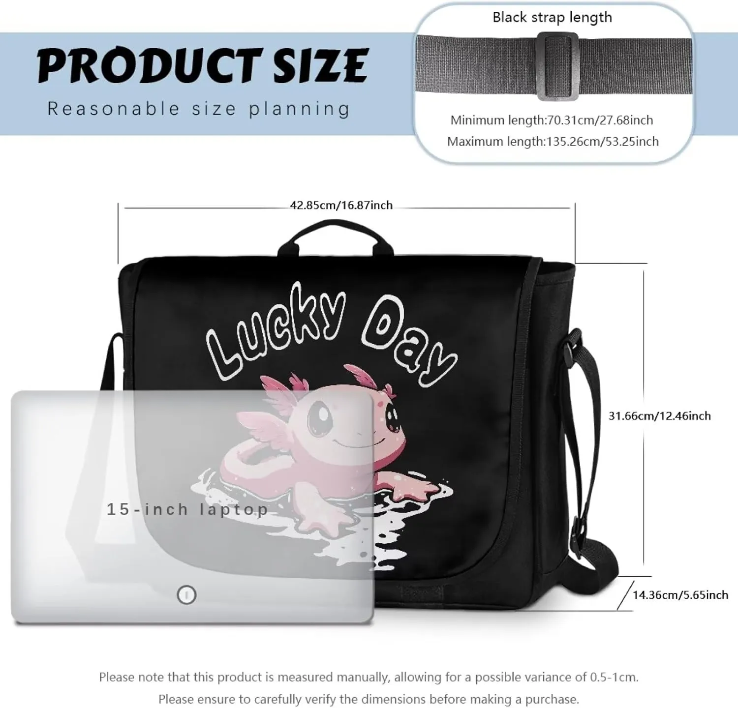 Classic Vintage Flap Messenger Bag for Men Women 15.6 Inch Laptop Crossbody Bag Casual Travel Shoulder Satchel Bag