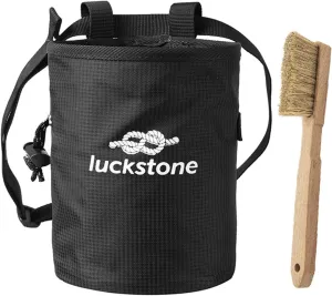 Climbing Chalk Bag, Chalk Bag for Climbing Outdoor Camping Climbing Chalk Bag with Adjustable Waist Belt and Brush for Climbing