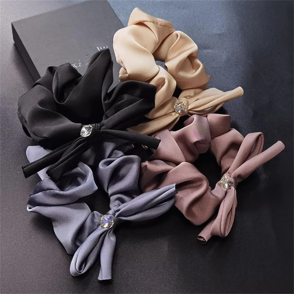 Cloth Art Hair Ornaments Hair Circle Female Ball Hair Rope Leather Band Leather Case(C)
