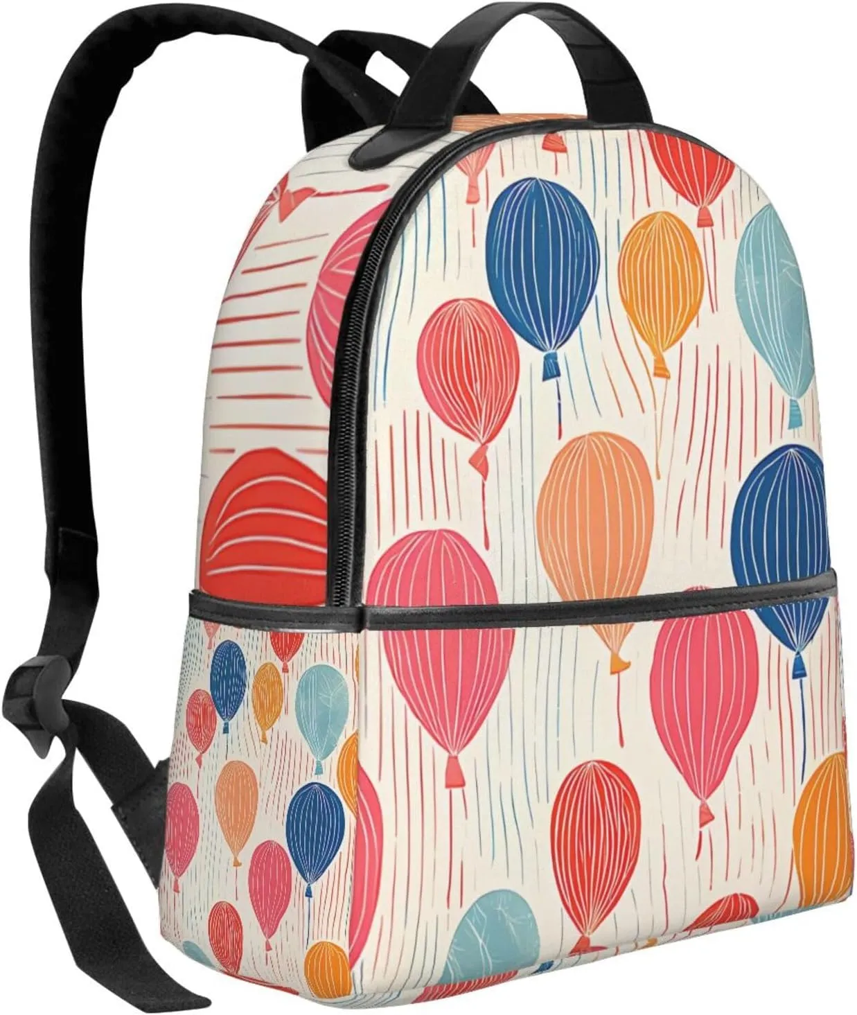 Coloured Balloon Backpack Lightweight Laptop Backpacks Casual Double Shoulder Backpack For Women Men Travel