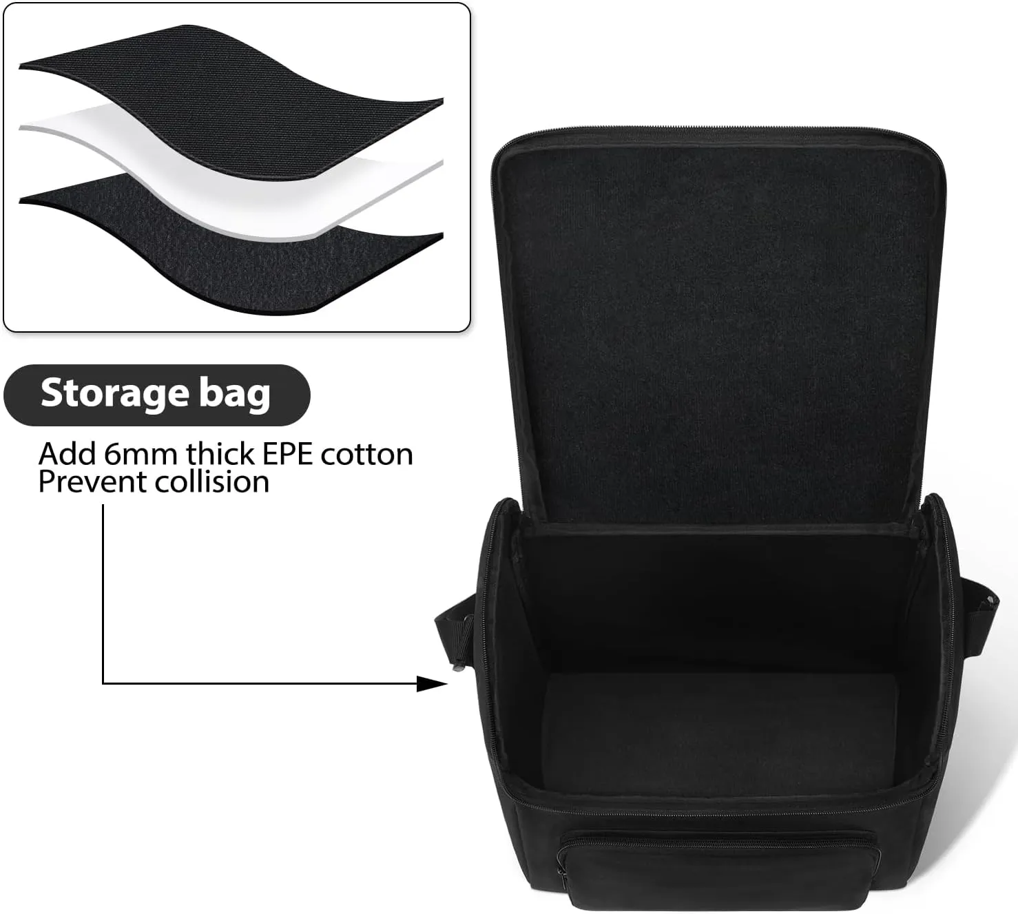 Compact Mini Fridge Travel Organizer Bag - Ideal for Car, Home, Beverages, Cosmetics & Travel