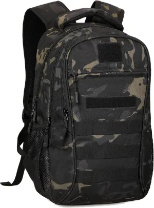 CREATOR Mini 12L Daypack Military MOLLE Tactical Backpack Rucksack Student School Traveling Camping Bag
