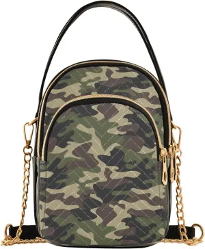 Crossbody Bags Crossbody Purse Chest Bag Camouflage Pattern for Women Trendy