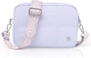 Crossbody Bags for Women, Small Quilted Shoulder Handbag with Adjustable Guitar Strap and Card Slots, Travel Purse