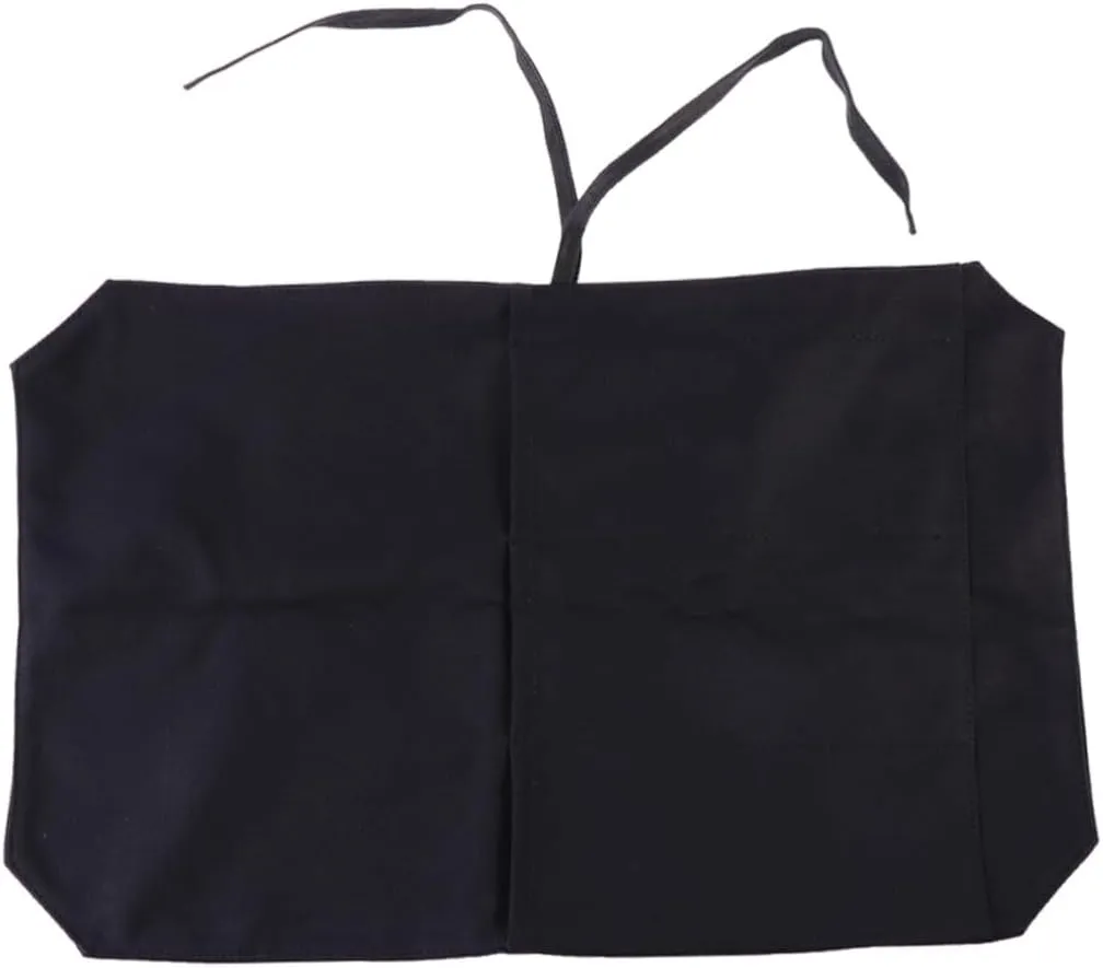 Cutlery Storage Roll Bag for Case 4 Slots Black Sturdy and Portable Cutting Tool Organizer