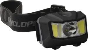 Cyclops HL250 Conductive Touch Headlamp | Tactical Durable Lightweight Compact Adjustable Headband 3 Light Modes Bright 3 Color LED 250 Lumen Head Flashlight | AAA Batteries Included