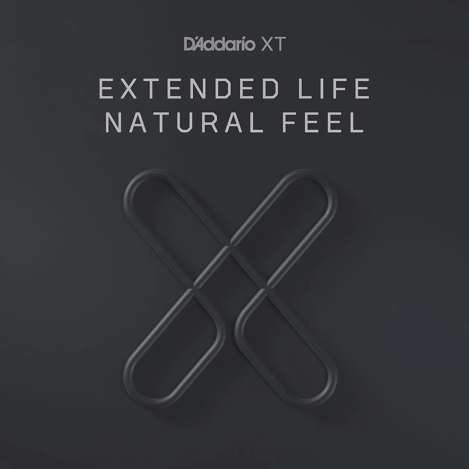 D'Addario Guitar Strings - XT Coated Classical Guitar Strings - XTC46FF - Silver Plated Copper, XT Dynacore, Carbon Trebles - Hard Tension