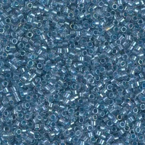 DB 1762, Sky Blue ICL - AB - Miyuki Delica Beads - Size 11 - 5 grams - Japanese Cylinder Seed Beads - Retail & Wholesale