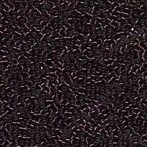 DB 611, Silver Lined Wine, Miyuki Delica Beads - Size 11 - 5 grams - Japanese Cylinder Seed Beads - Retail & Wholesale