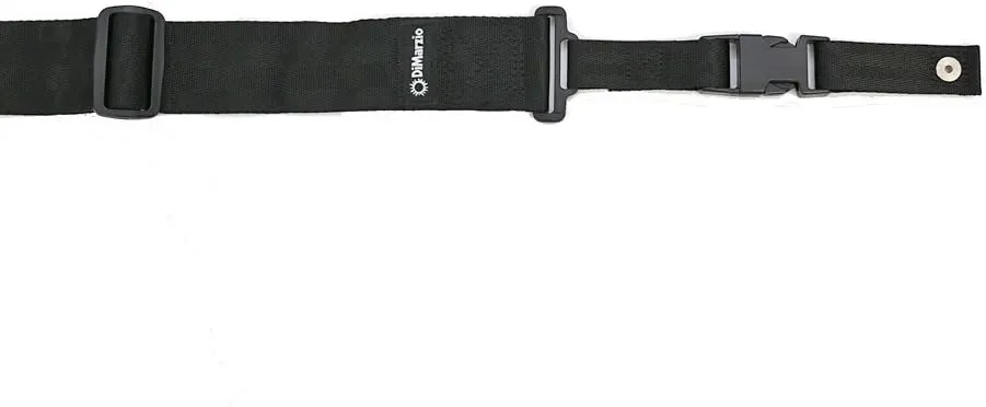 DiMarzio DD2200BKS Nylon ClipLock extra short - black - DD2200BKS