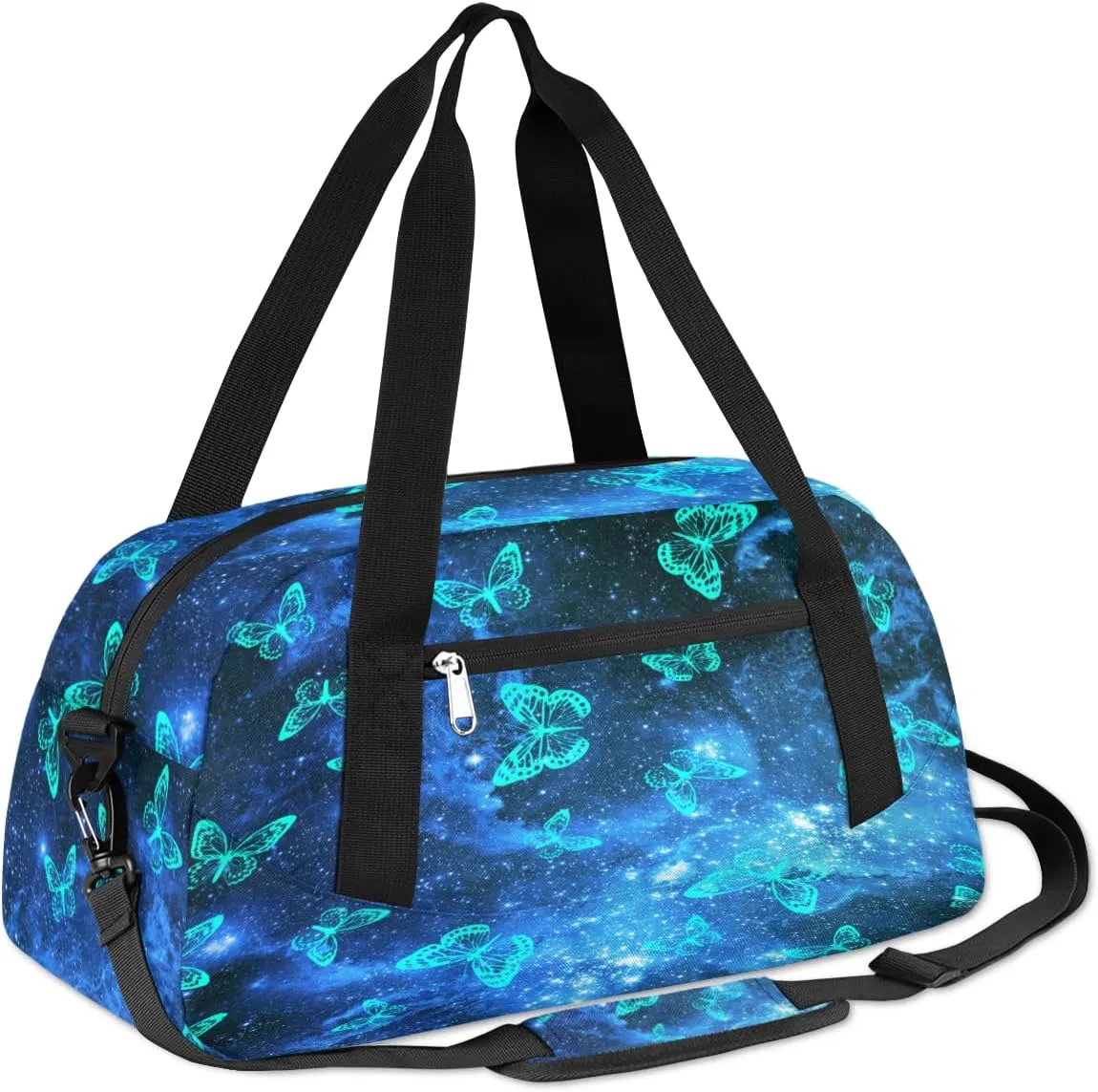 Dinosaur Camouflage Duffle Bag for Boys, Kids Gym Bag, Sports Duffel Overnight Bags for Kids, Carry-On Kids Weekender Sleepover Bag for Travel Sport