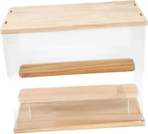 Display Case Organizer for Collectibles Dust Figure Holder for Bedroom Living Room Store Mall Display Figures Dolls
