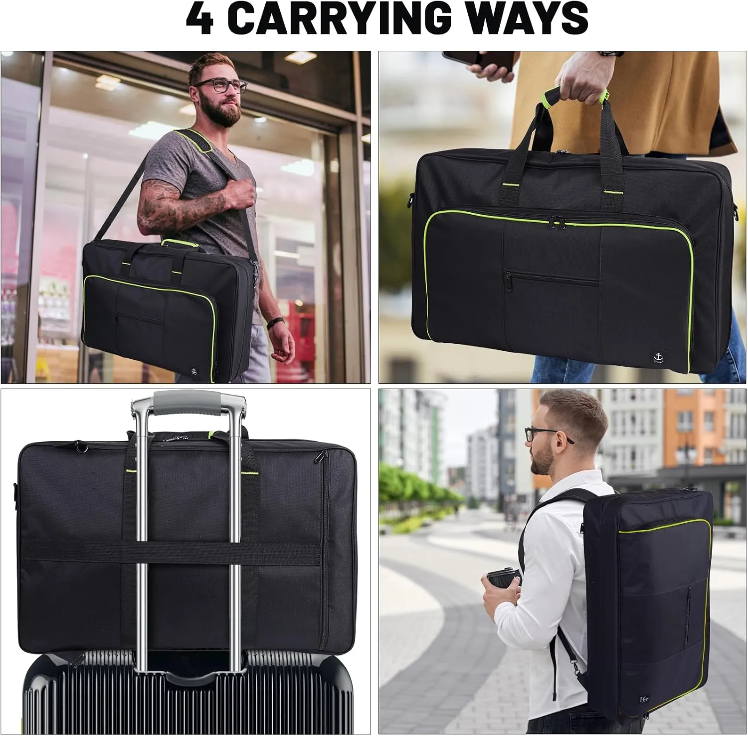 DJ Controller Case for DDJ-FLX4/ 200//400/SR2/REV1 Numark Party Mix 2/FX With Thick EVA Padding, Adjustable Shoulder Strap,Fits Up to 15.6" Laptops (Bright Green, 22.5"x14.4"x4.7")