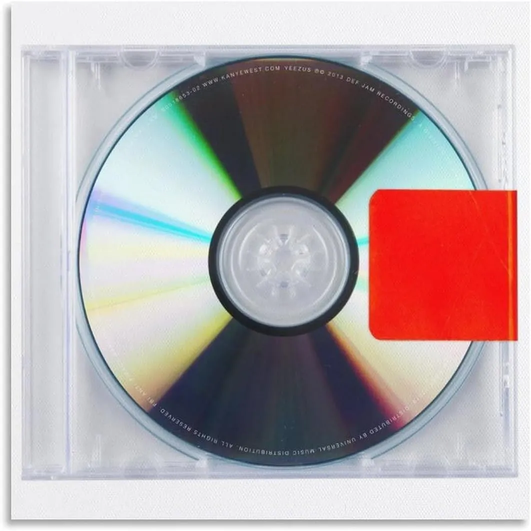 DJCN RBV Kanye West Yeezus Canvas Poster Wall Decorative Art Painting Living Room Bedroom Decoration Gift Unframe-style16x16inch(40x40cm)