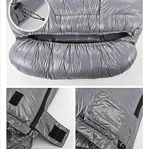 Double Sleeping Bag Queen Size Waterproof Lightweight Envelope Style for Camping & Backpacking