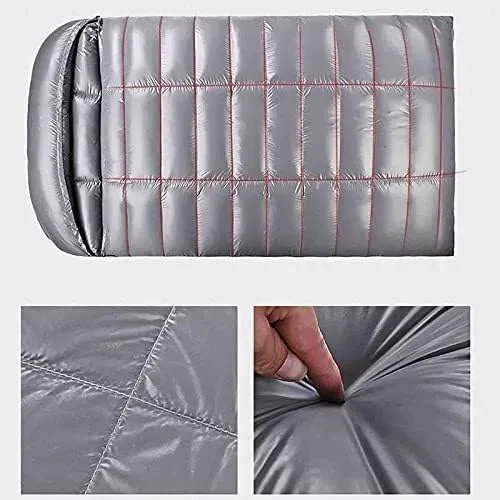 Double Sleeping Bag Queen Size Waterproof Lightweight Envelope Style for Camping & Backpacking