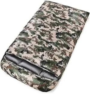 Double Sleeping Bag Queen Size Waterproof Sleeping Bag Good, Lightweight, for Camping, Cool Weather Backpacking, Hiking Ultralight Warm