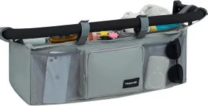 Double Stroller Organizer with 2 Insulated Cup Holders for Bob Duallie Baby Jogger City Mini GT2 Baby Stroller Accessories with Cooler Bottle Bag Parent Console Jogging Stroller Organizer
