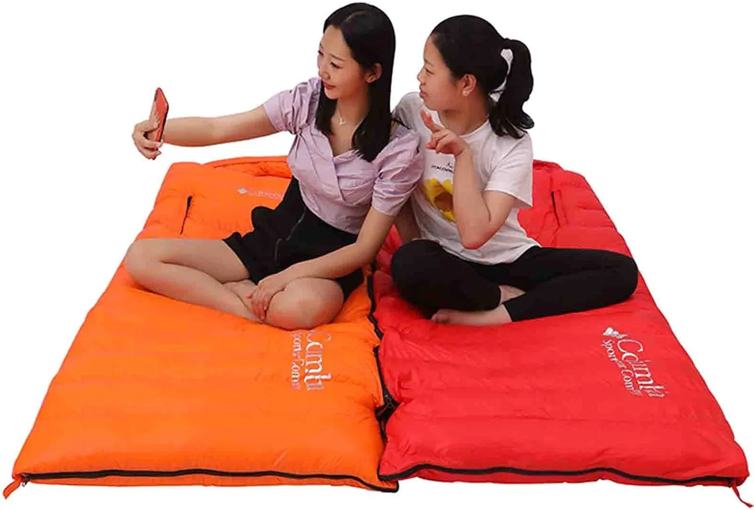 Down Sleeping Bag, Hydrophobic Goose Down Sleeping Bag Ultralight Sleeping Bag for Men and Women Designed for Backpacking