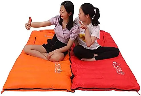Down Sleeping Bag, Hydrophobic Goose Down Sleeping Bag Ultralight Sleeping Bag for Men and Women Designed for Backpacking