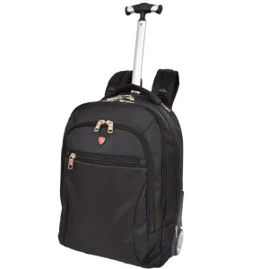 DR489 Cabin Size Backpack with Wheels Black