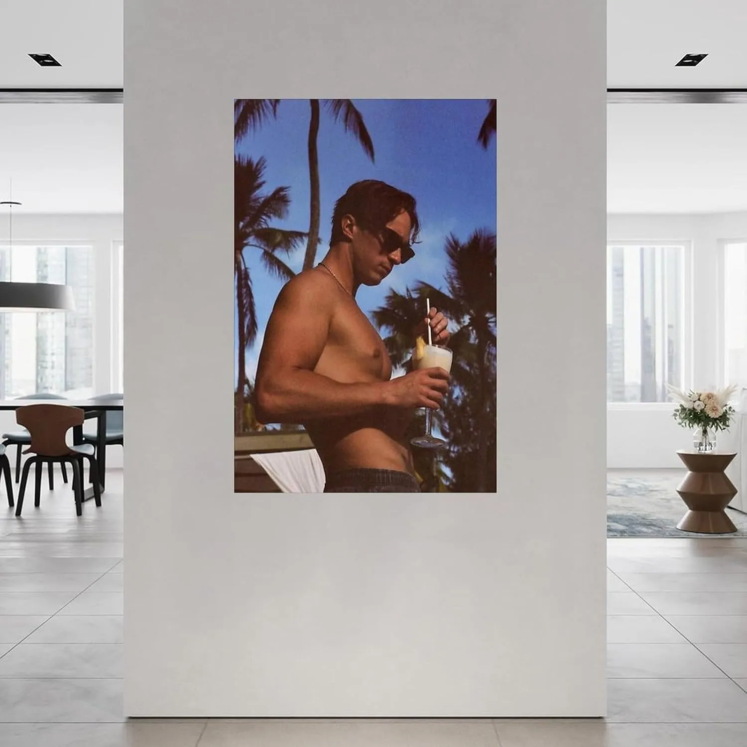 Drew Starkey Poster Canvas Painting Wall Art Poster for Bedroom Living Room Decor 08x12inch(20x30cm) Unframe-style