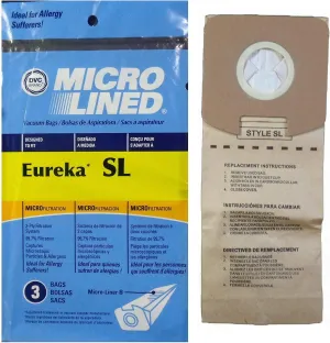 DVC Micro-Lined Replacement Bags for Eureka & Sanitaire Vacuum Cleaners - 18 Micro-Lined Bags