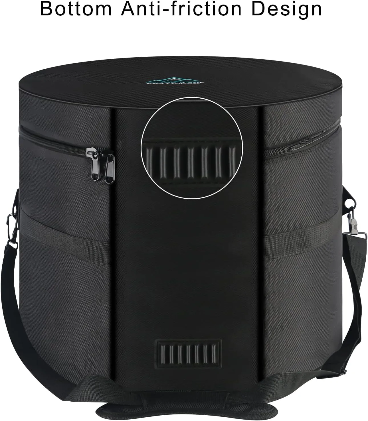 EASTROCK 5-Piece Drum Bag Set for 12" Tom, 10" Tom, 14" Snare, 16" Floor Tom, 22" Bass Drum, Drum Cases (5pc Fusion Set)