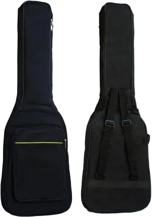 Electric Guitar Gig Bag Case Soft 0.3 inch Padding Dual Adjustable Shoulder Strap Backpack Electric Guitar B (39Inch-6MM Thick Black, electric guitar)