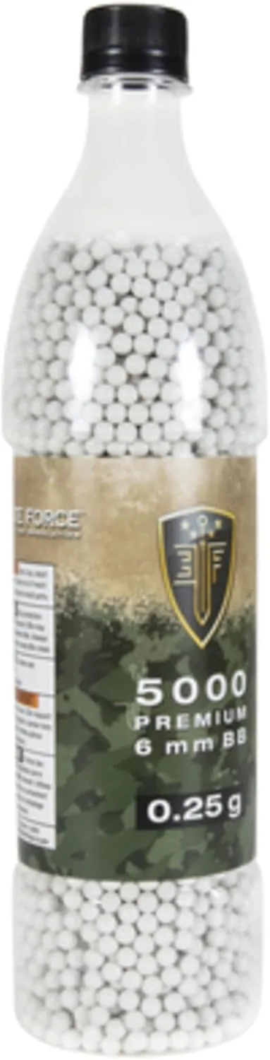 Elite Force Premium 6mm Airsoft BBS Ammo, .25 Gram, 2700 Count