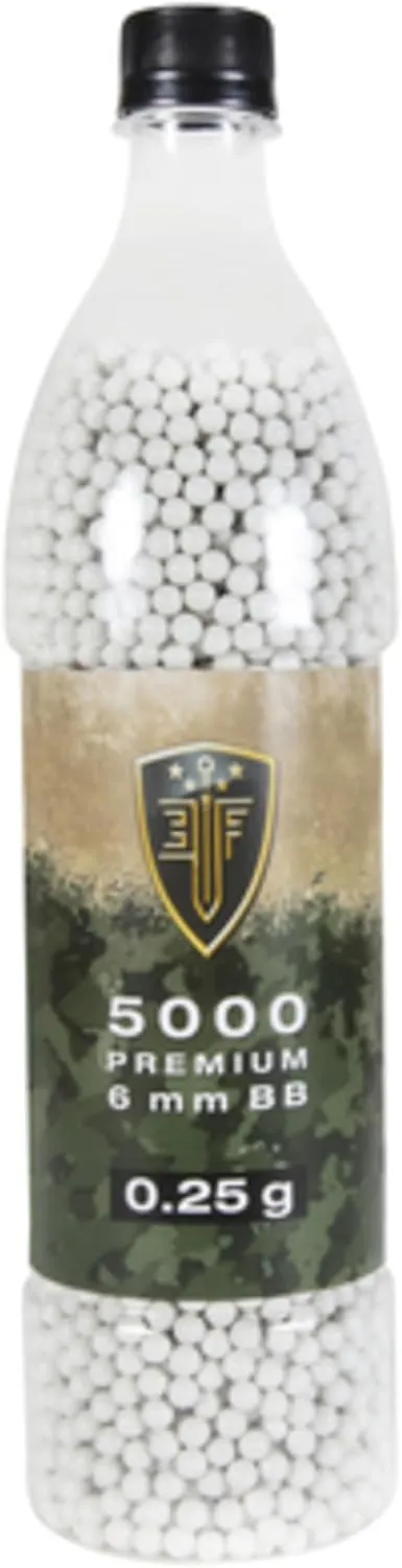 Elite Force Premium 6mm Airsoft BBS Ammo, .25 Gram, 2700 Count