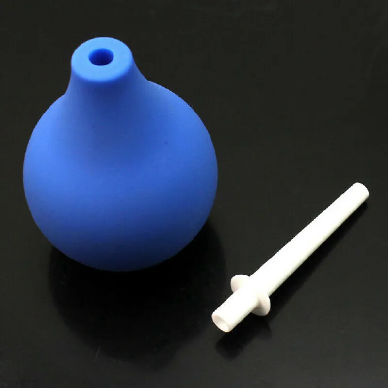 Enema Cleaning Container Vagina & Anal Cleaner Douche Enema Cleaning Bulb for Women Men 160ml