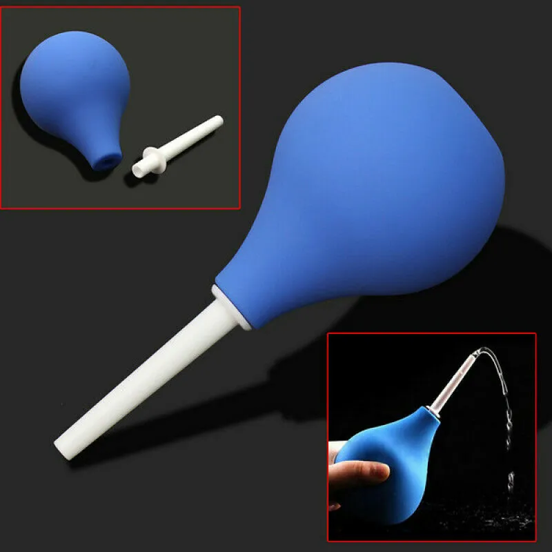 Enema Cleaning Container Vagina & Anal Cleaner Douche Enema Cleaning Bulb for Women Men 160ml