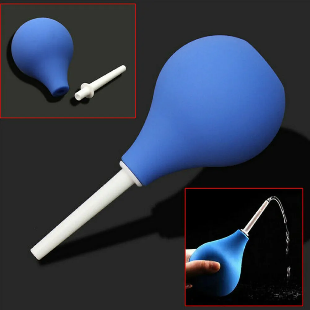 Enema Cleaning Container Vagina & Anal Cleaner Douche Enema Cleaning Bulb for Women Men 220ml