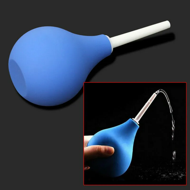 Enema Cleaning Container Vagina & Anal Cleaner Douche Enema Cleaning Bulb for Women Men 220ml