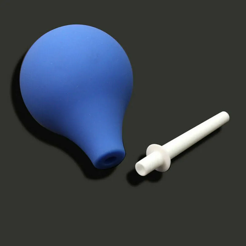 Enema Cleaning Container Vagina & Anal Cleaner Douche Enema Cleaning Bulb for Women Men 220ml
