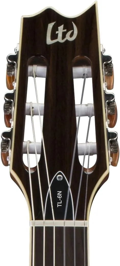 ESP LTD TL-6N Thinline Acoustic Electric Nylon String Guitar, Natural