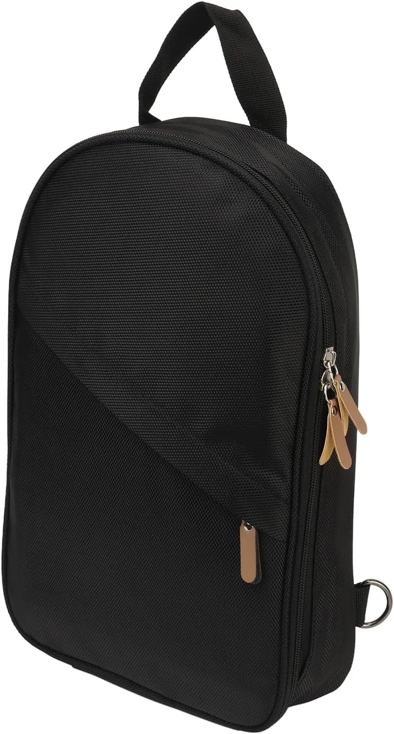 Fabater Outdoor Cookware Organizer Bag, Stylish and Portable Polyester Fiber, Multifunctional Camping Cookware Bag with Shoulder Strap for Picnic (Black)