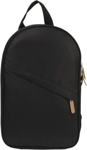 Fabater Outdoor Cookware Organizer Bag, Stylish and Portable Polyester Fiber, Multifunctional Camping Cookware Bag with Shoulder Strap for Picnic (Black)