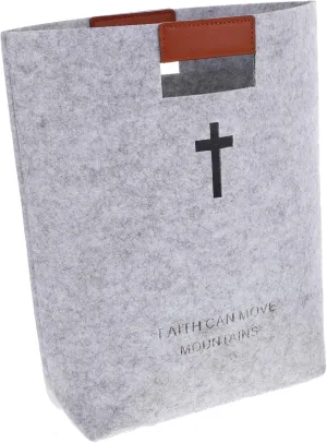 Felt Handbag Bible Book Bag Bible Bags for Women Bible Tote Bag Bible Bag for Women Grocery Bag Bible Carrying Case Shopping Bag Church Study Bag Felt Bag Felt Tote Bible Study Bag