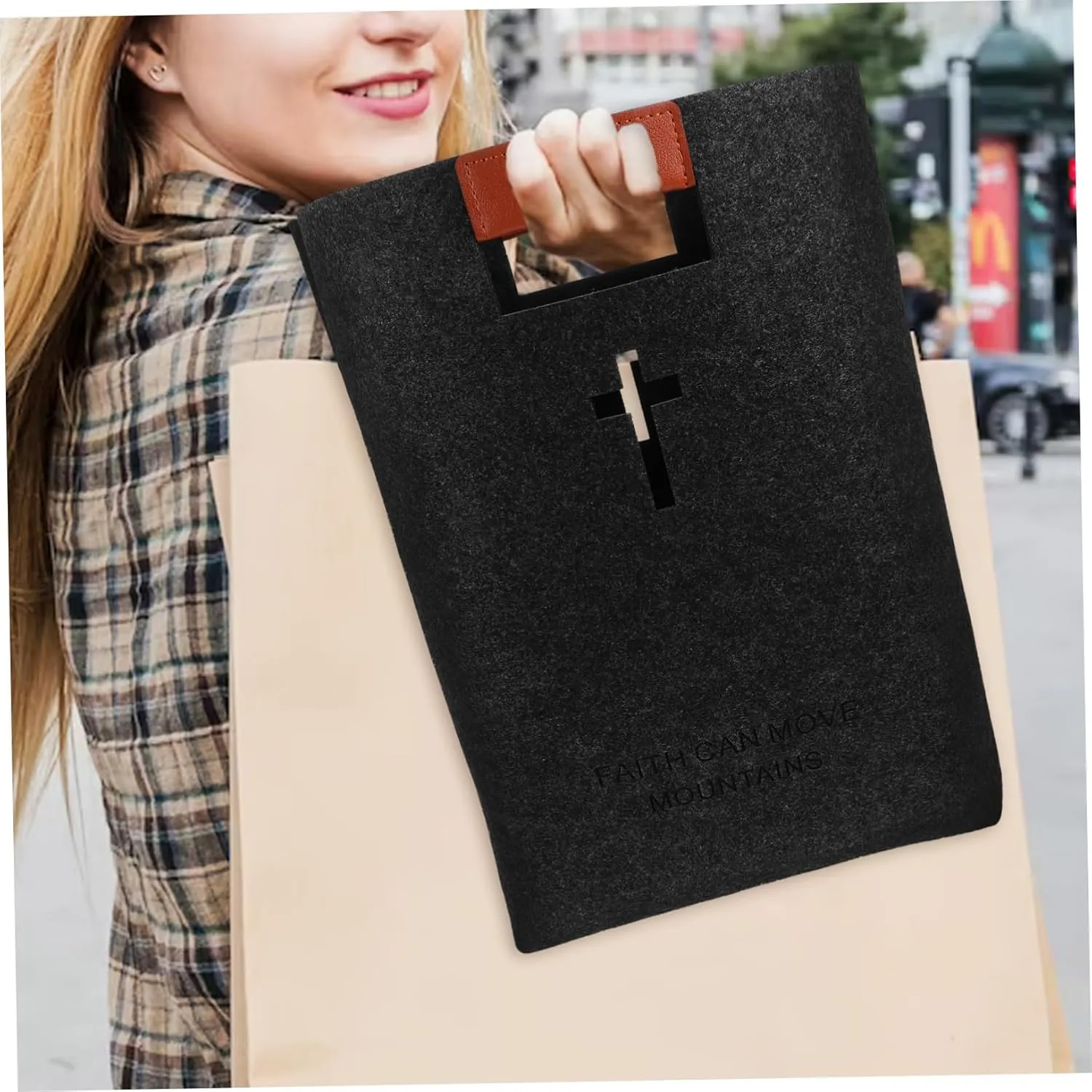 Felt Handbag Bible Study Bag Felt Bible Bag Felt Bag Bible Bag for Men Bible Tote Bag Tote Shopping Bag Felt Tote Bible Bag Felt Grocery Bag Bible Bag for Women Felt Shopping Bag