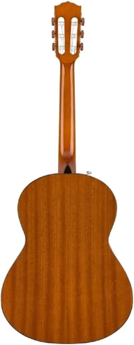 Fender CN-60S Concert Nylon String Acoustic Guitar, with 2-Year Warranty, Natural