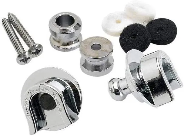 Fender Straplock W/Button Chrome