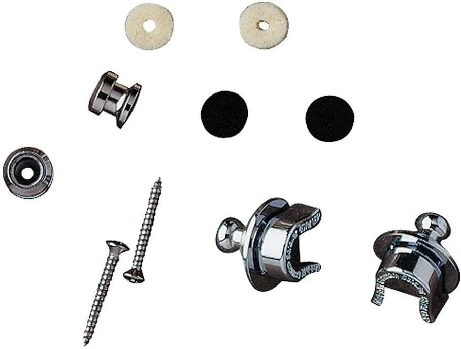 Fender Straplock W/Button Chrome