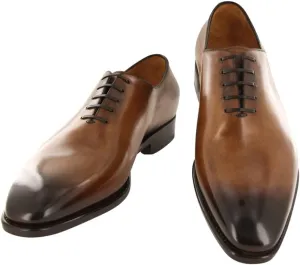 Fiori Di Lusso New Caramel Brown Leather Shoes