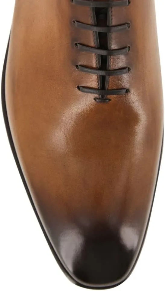 Fiori Di Lusso New Caramel Brown Leather Shoes