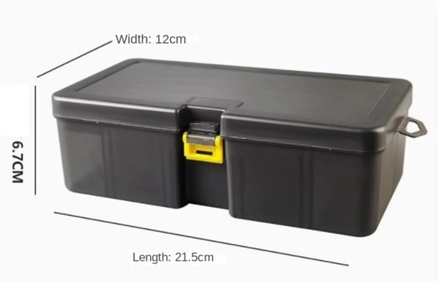 Fishing Organizer Fishing Tackle Box Stowaway Tray Tackle Box with Adjustable Dividers Plastic Storage Organizer All-Weather Fishing Lure Organizer