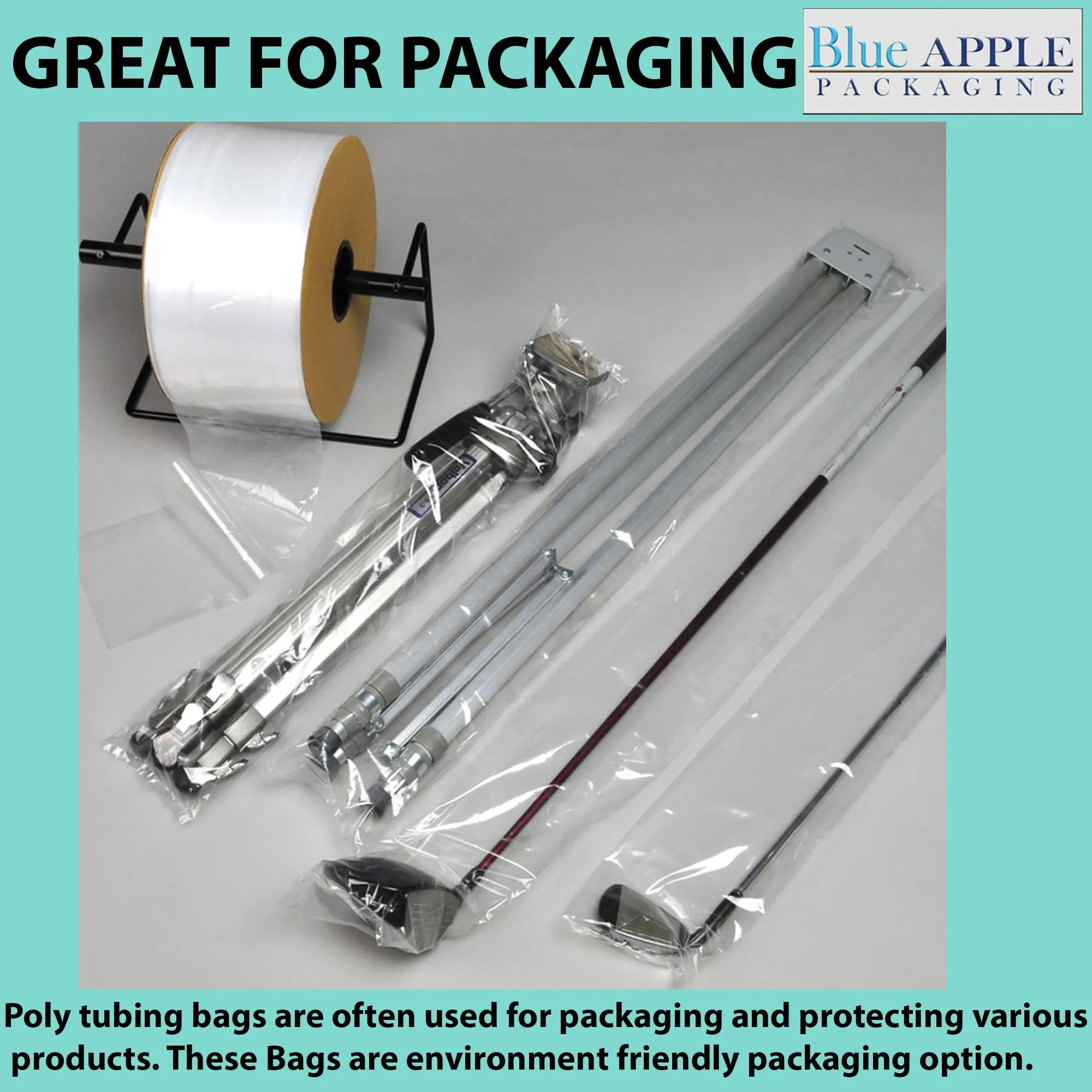 Food Grade Poly Tubing Roll Bags 3Mil 17x1450ft- Impulse Heat Sealer