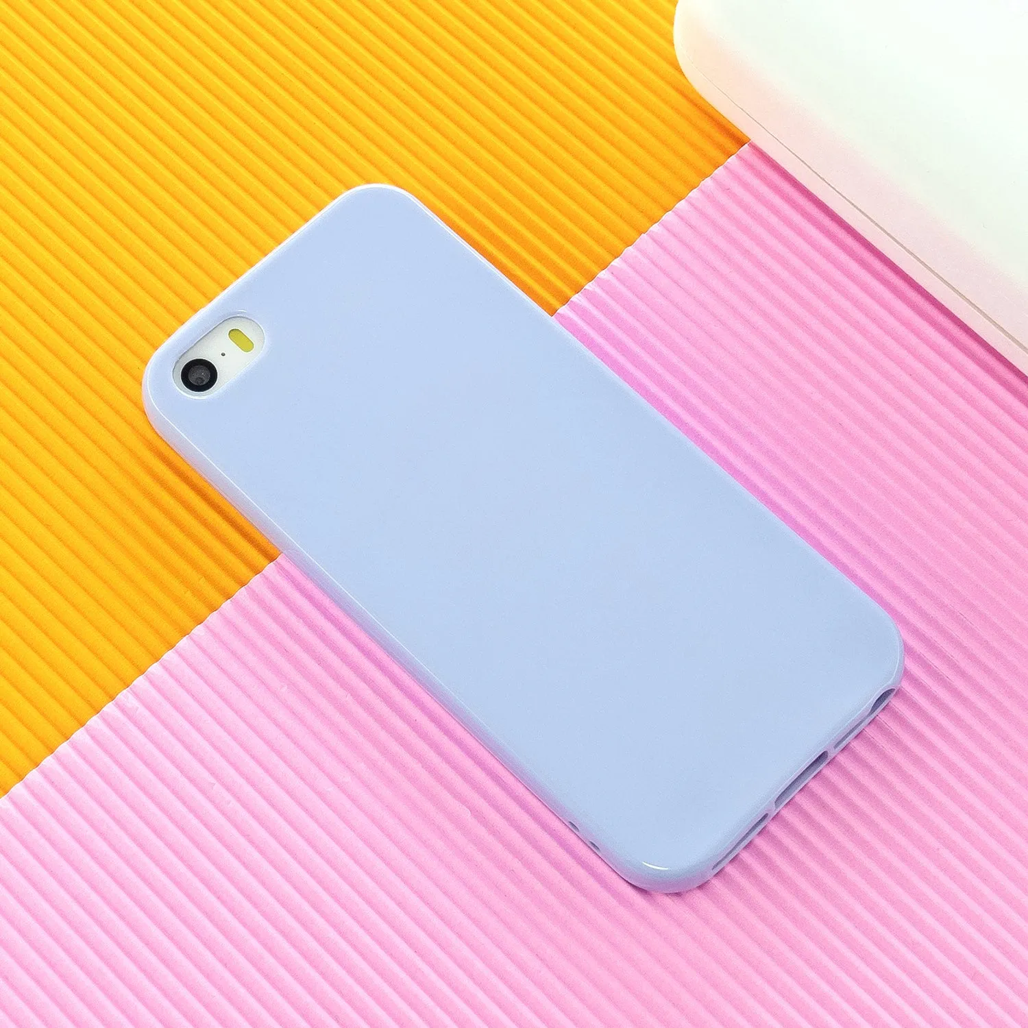 For iPhone 5/5S/SE/6/6S/6 Plus/6S Plus/7/8/7 Plus/8 Plus Cellphone Cover Soft TPU Bumper Protector Phone Shell Fluorescent green