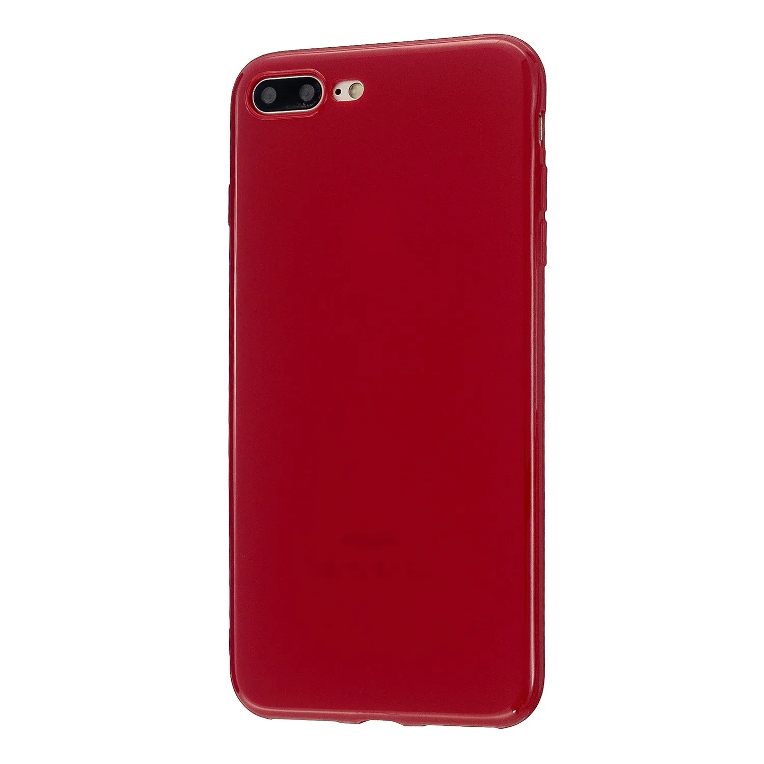 For iPhone 5/5S/SE/6/6S/6 Plus/6S Plus/7/8/7 Plus/8 Plus Cellphone Cover Soft TPU Bumper Protector Phone Shell Rose red
